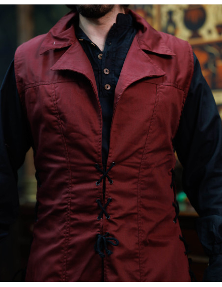 Medieval Cotton Vest Model Hemlock,...