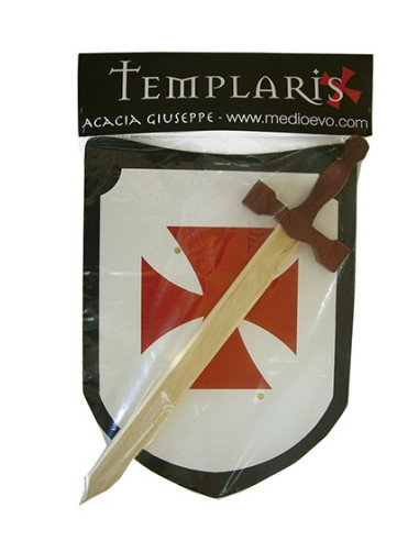 Templar sword and shield set
