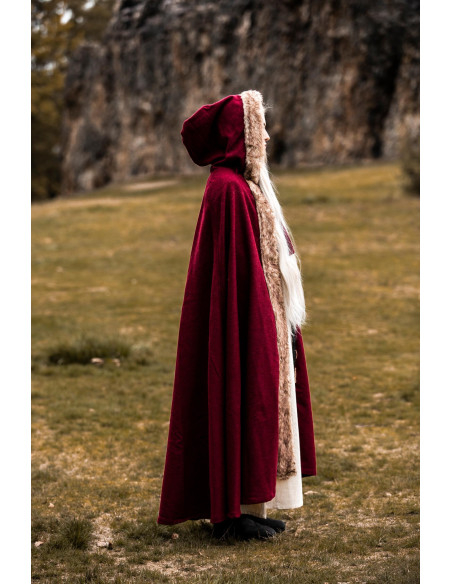 Fjell Viking Cape with Synthetic Fur,...