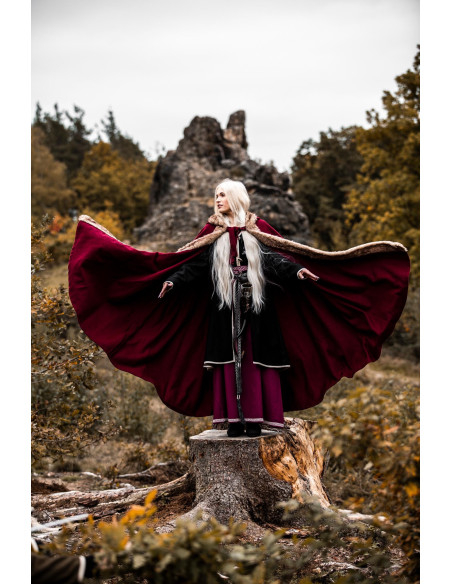 Fjell Viking Cape with Synthetic Fur,...