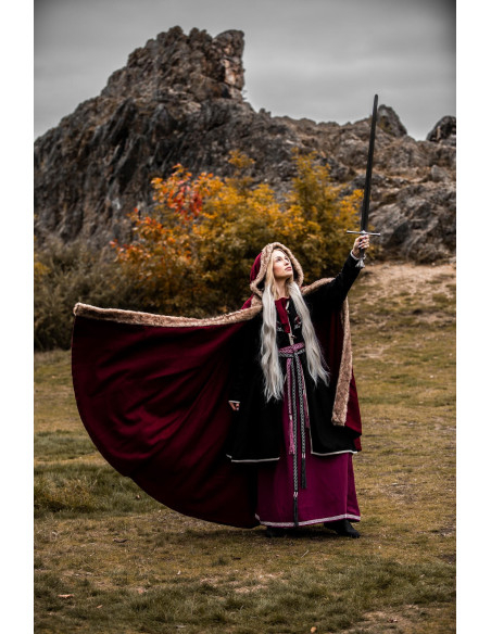 Fjell Viking Cape with Synthetic Fur,...