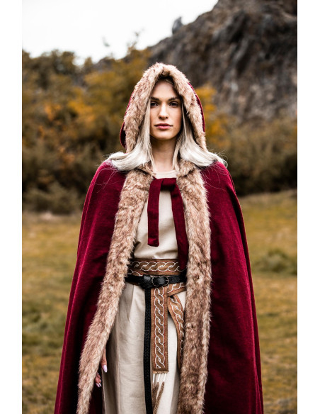 Fjell Viking Cape with Synthetic Fur,...