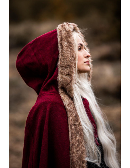 Fjell Viking Cape with Synthetic Fur,...