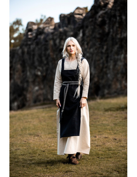 Unisex Black Veigga Belt with Embroidery