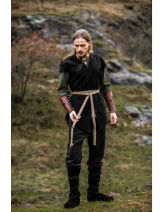 Unisex Veigga Beige Belt with Embroidery 2