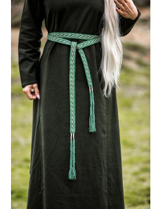 Unisex Belt Veigga Model, Green with Embroidery