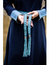 Unisex Veigga Belt, Blue with Embroidery