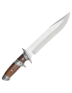 Stainless Steel Hunting Knife with Nylon Sheath and Clip
