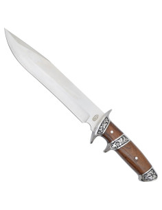 Stainless Steel Hunting Knife with Nylon Sheath and Clip 2