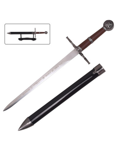 Geralt of Rivia Mini Sword Witcher 3 Collectible with Stand