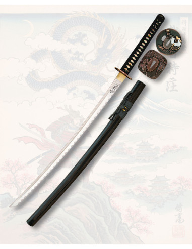 TOLE10 Carbon Steel Katana with Accessories Kit