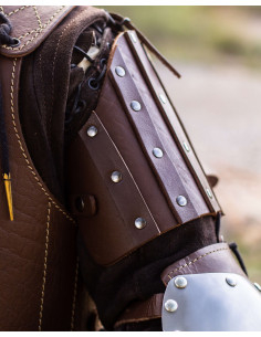 Strigo Medieval Arm Protectors, Brown 2