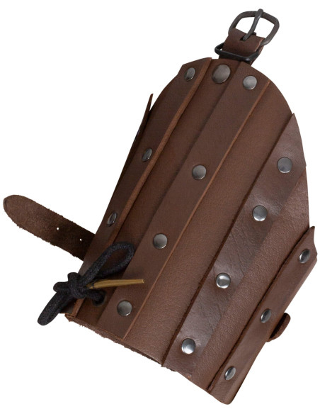 Strigo Medieval Arm Protectors, Brown