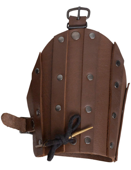 Strigo Medieval Arm Protectors, Brown