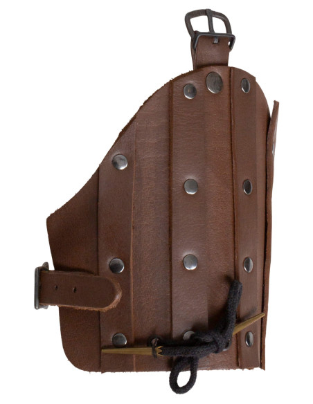Strigo Medieval Arm Protectors, Brown