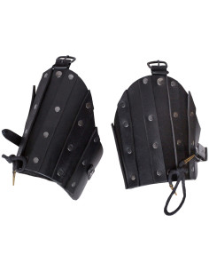 Strigo Model Medieval Arm Protectors, Black