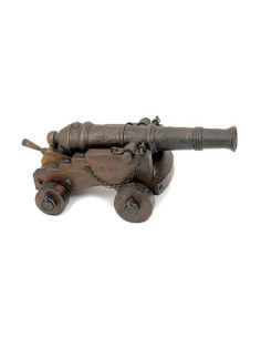 cannon s. XVI wood and bronze (86 x 50 x 35 cms.)