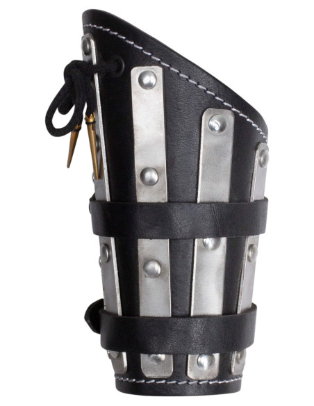Strigo Model Medieval Bracers, Black
