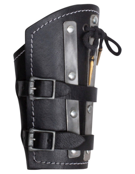 Strigo Model Medieval Bracers, Black