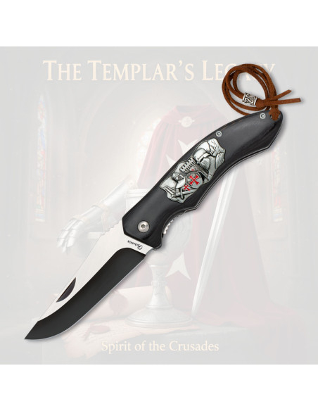 Albainox Knight Templar Knife, Black...