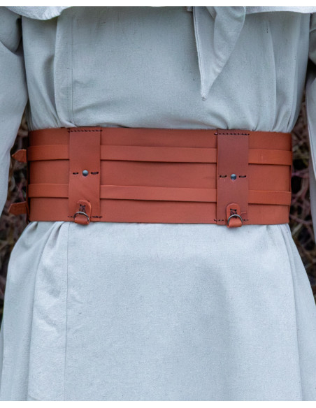 Darius Double Medieval Leather Belt,...