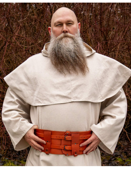 Darius Double Medieval Leather Belt,...