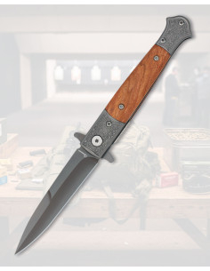 Albainox Knife. Zebra Wood