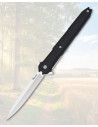 Albainox Black ABS Knife, 9.5 cm Stainless Steel Blade