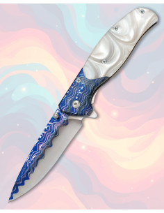Albainox 3D Steel Knife with Acrylic Decoration
