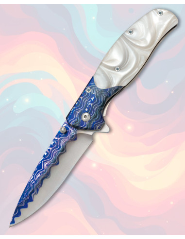 Albainox 3D Steel Knife with Acrylic Decoration