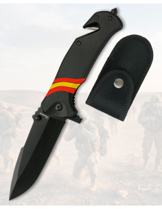 Albainox Rescue Knife Spain Flag, 8 cm Blade