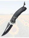 Albainox Stamina Black Knife Perforated Blade