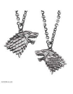 Game of Thrones House Stark Direwolf Necklace 2