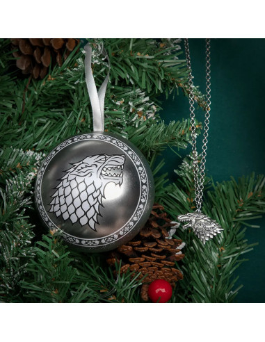 Game of Thrones House Stark Direwolf Necklace