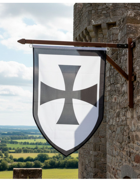 Medieval Banner with Cross Paté (100...