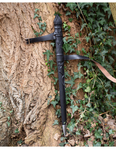 Lacquered wooden sword sheath, Malden model