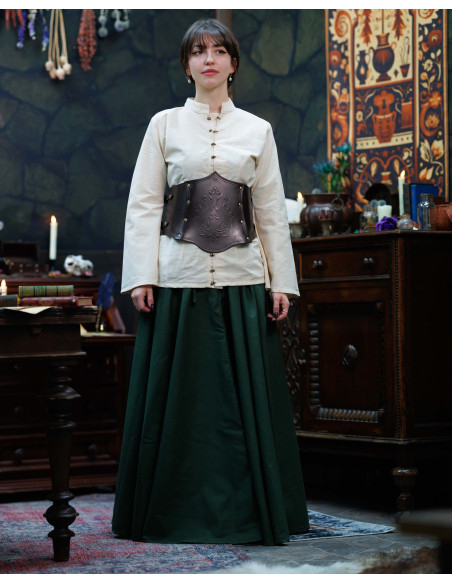 Medieval Cotton Skirt Model Ursula,...