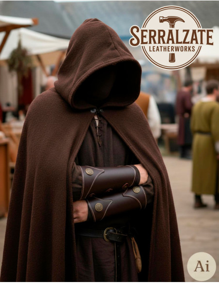 Historical Recreation Brown Leather...