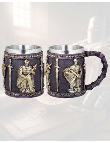 Tole10 Resin Mug with Templars (11.5 cm)