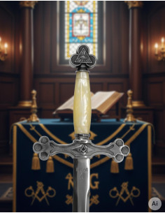 Flaming Masonic Lodge Sword