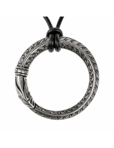 Viking Amulet Jormungandr Serpent of Destiny