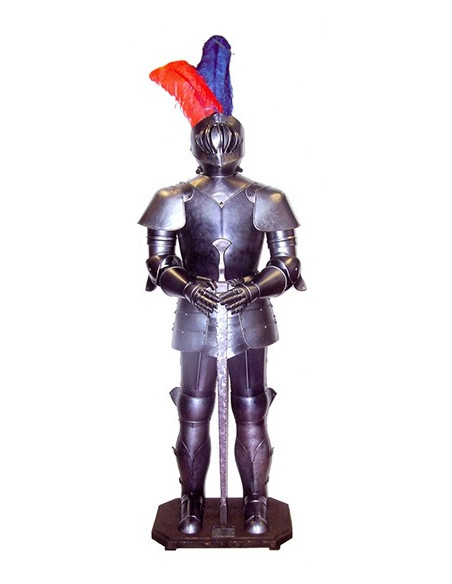 medieval armor with sword