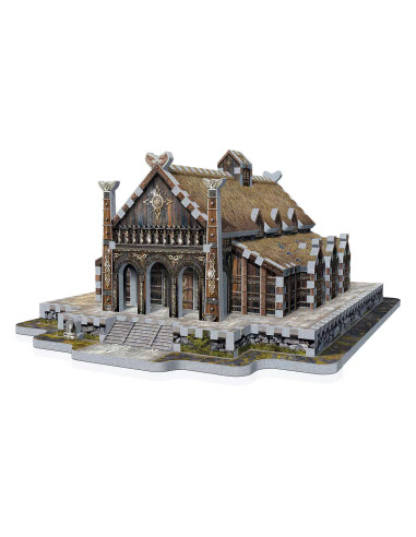 3D Puzzle of the Golden Hall of Edoras Official from The Lord of the Rings