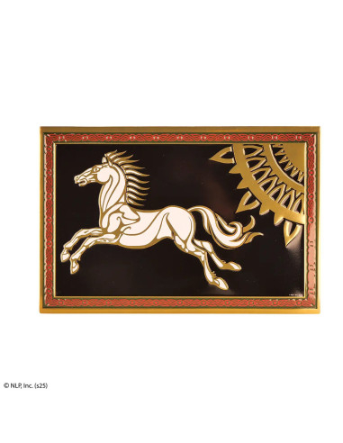 Rohan Aluminum Flag Plaque, The Lord of the Rings