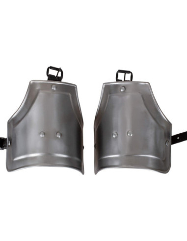 Nova Model Medieval Upper Arm Protectors, Polished Finish