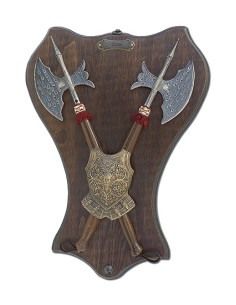 Breastplate panoply and 2 axes