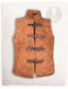 Arthur Model Medieval Suede Vest, Light Brown