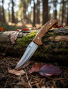 Handcrafted Carving Knife with Olive Wood Handle