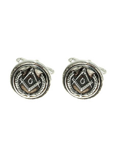 Masonic seal cufflinks