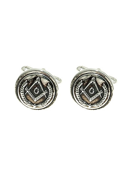 Masonic seal cufflinks
